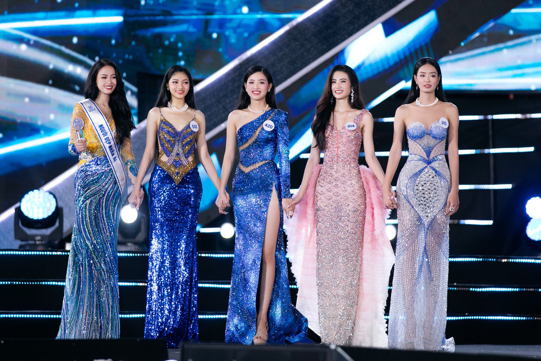 Top 5 Hoa hậu Thế giới Việt Nam 2023 - Ảnh: KIẾNG CẬN TEAM